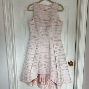 Shoshanna Midnight NWT Metallic Blush Coraline Cocktail Dress